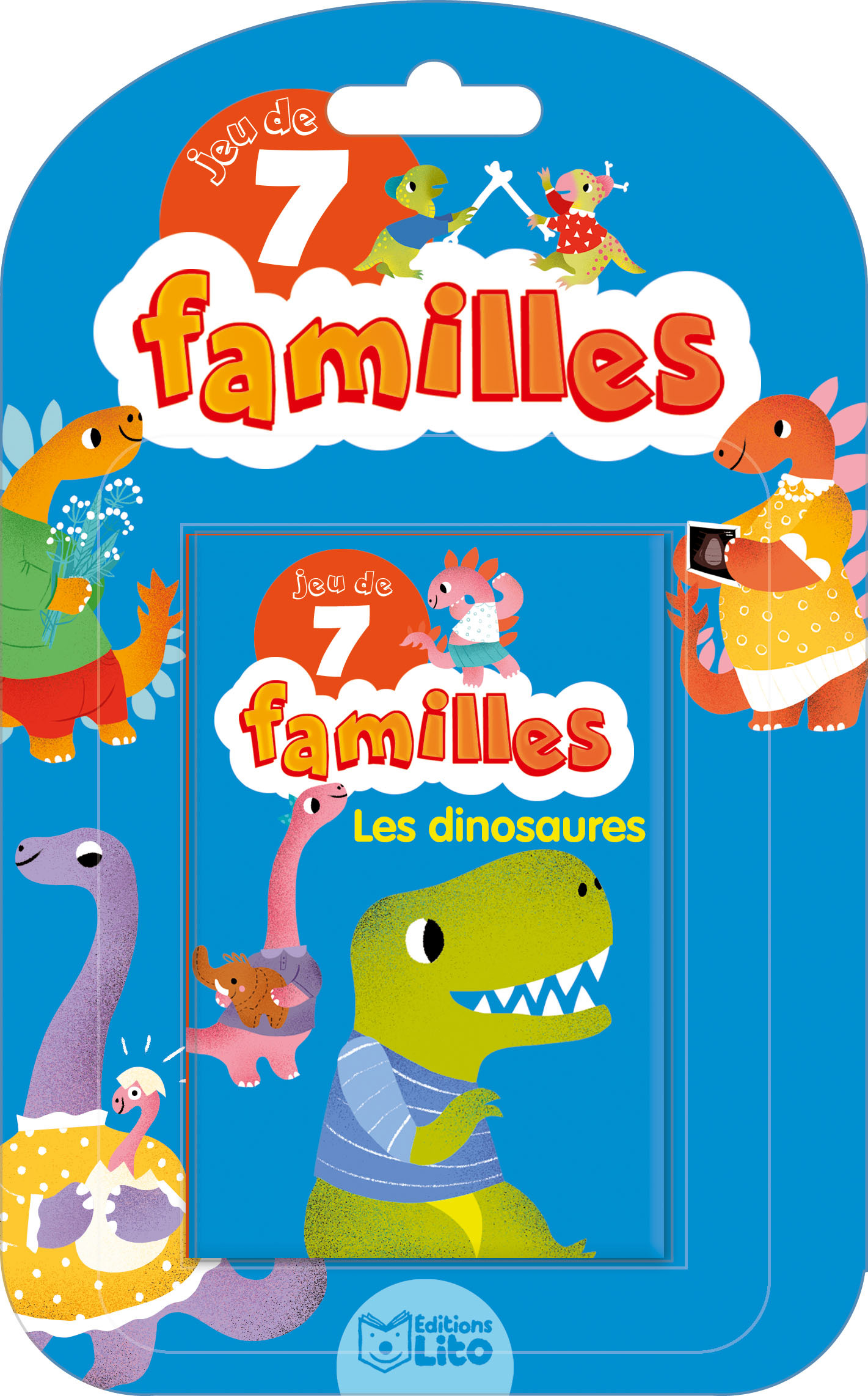 JEUX 7 FAMILLES LES DINOSAURES
