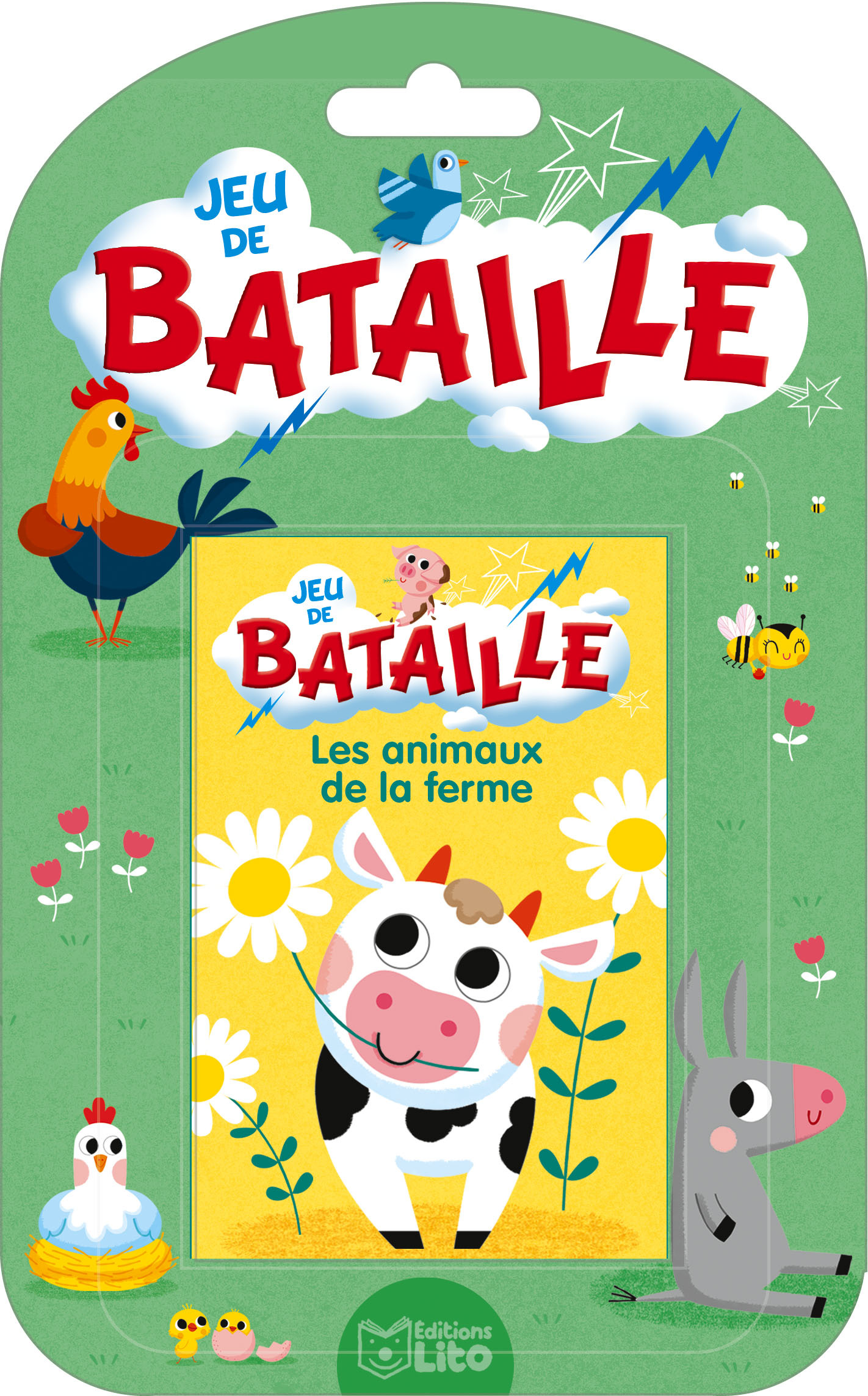 JEUX BATAILLE ANIMAUX DE FERME