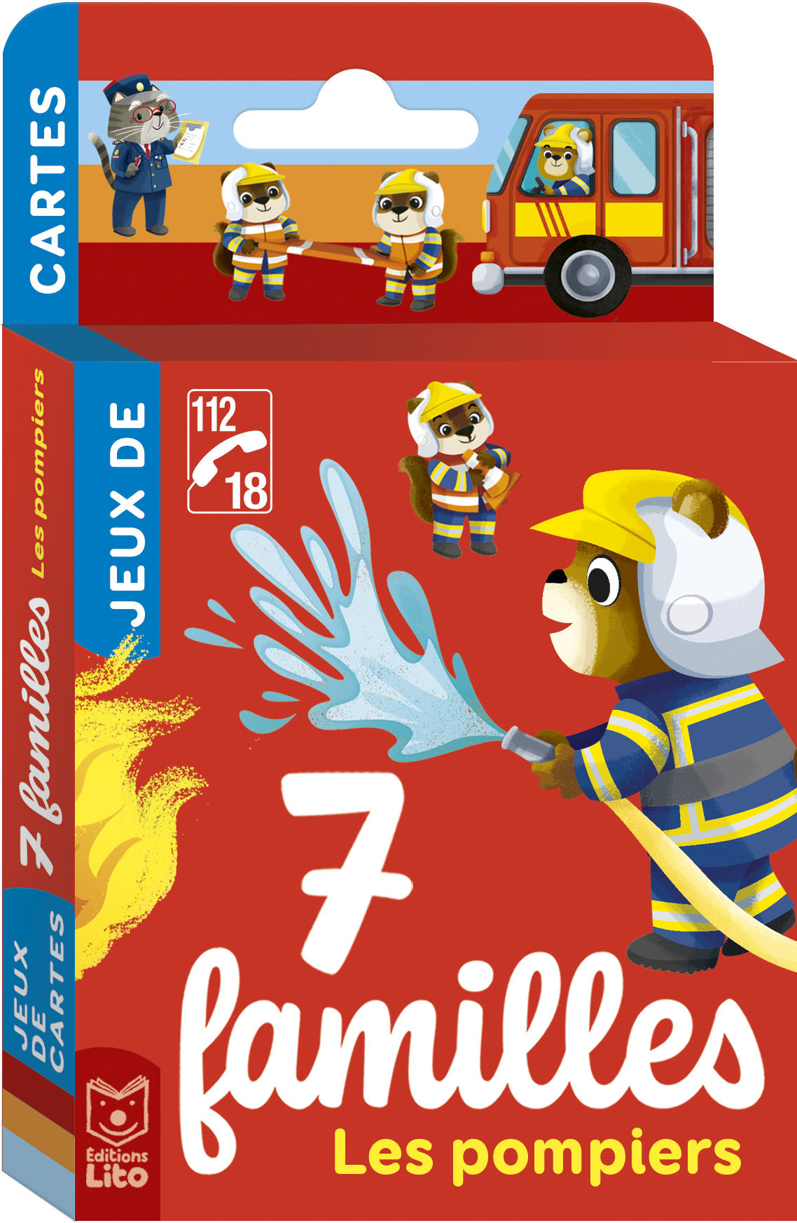 JEUX 7 FAMILLES LES POMPIERS