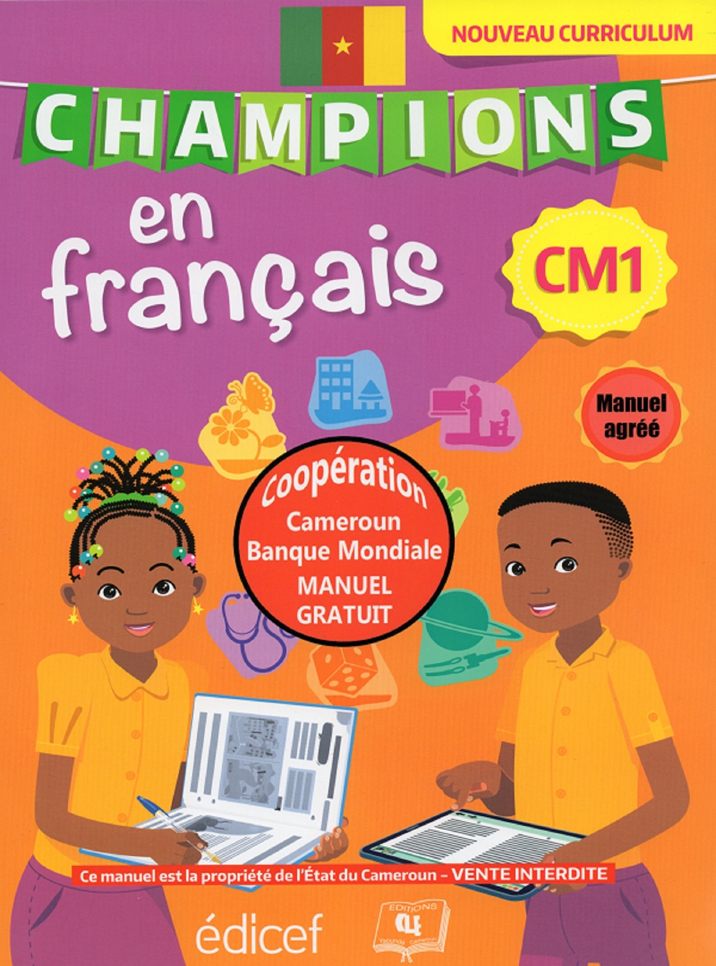 Champions Français CM1 Elève Cameroun 2022