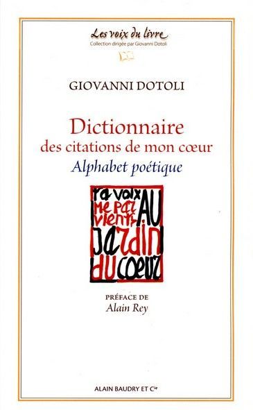 Dictionnaire des citations de mon coeur