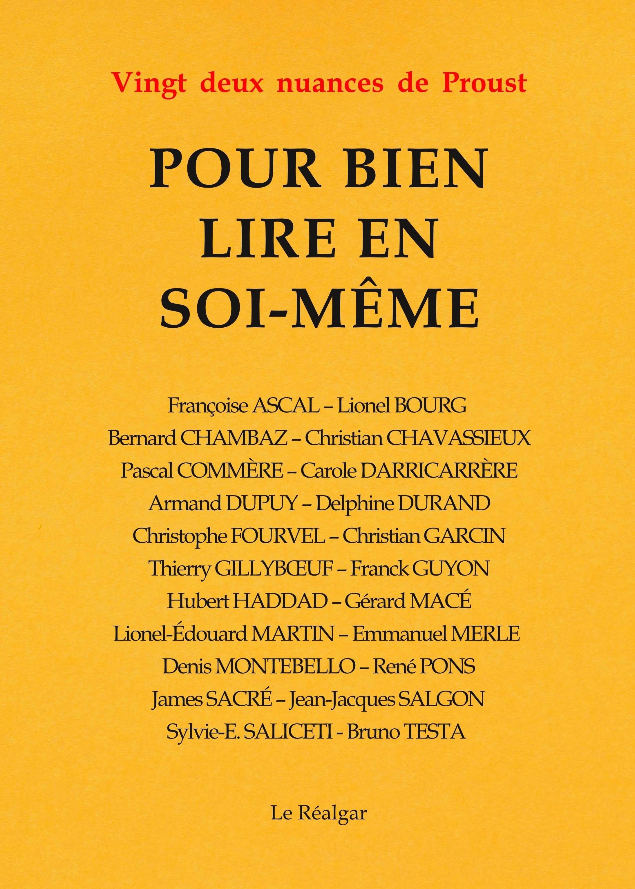 Pour bien lire en soi-même