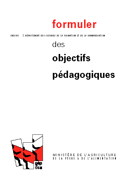 Formuler des objectifs pédagogiques