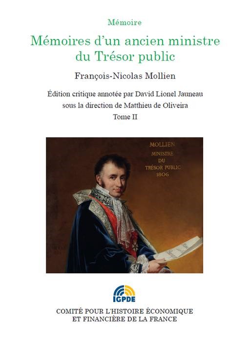 MEMOIRES D'UN ANCIEN MINISTRE DU TRESOR PUBLIC -TOME II