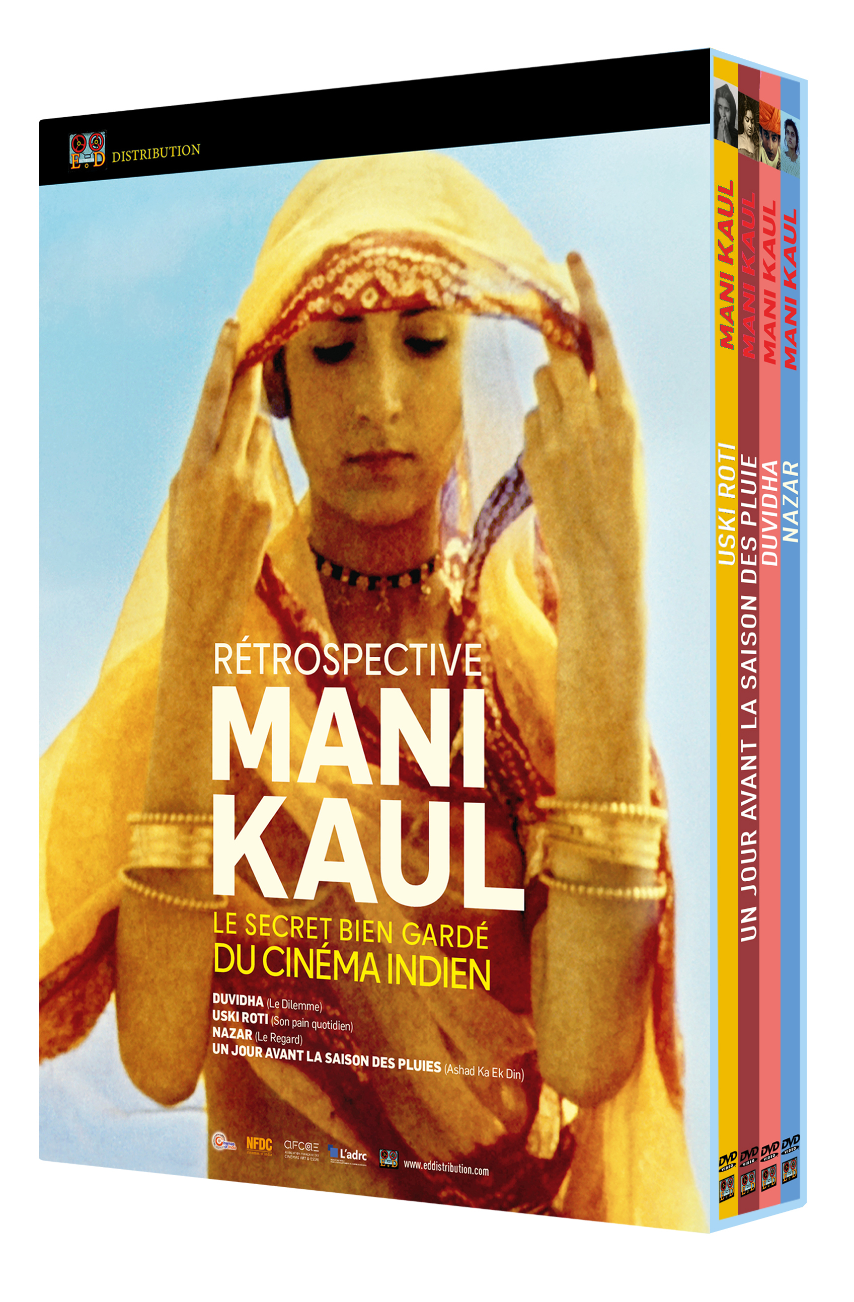 MANI KAUL - LE SECRET BIEN GARDE DU CINEMA INDIEN - 4 DVD
