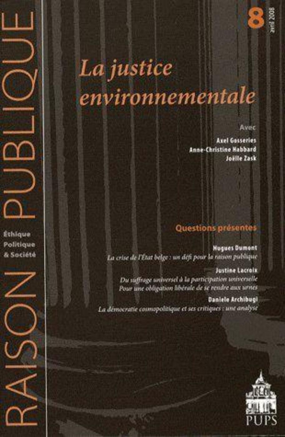 JUSTICE ENVIRONNEMENTALE