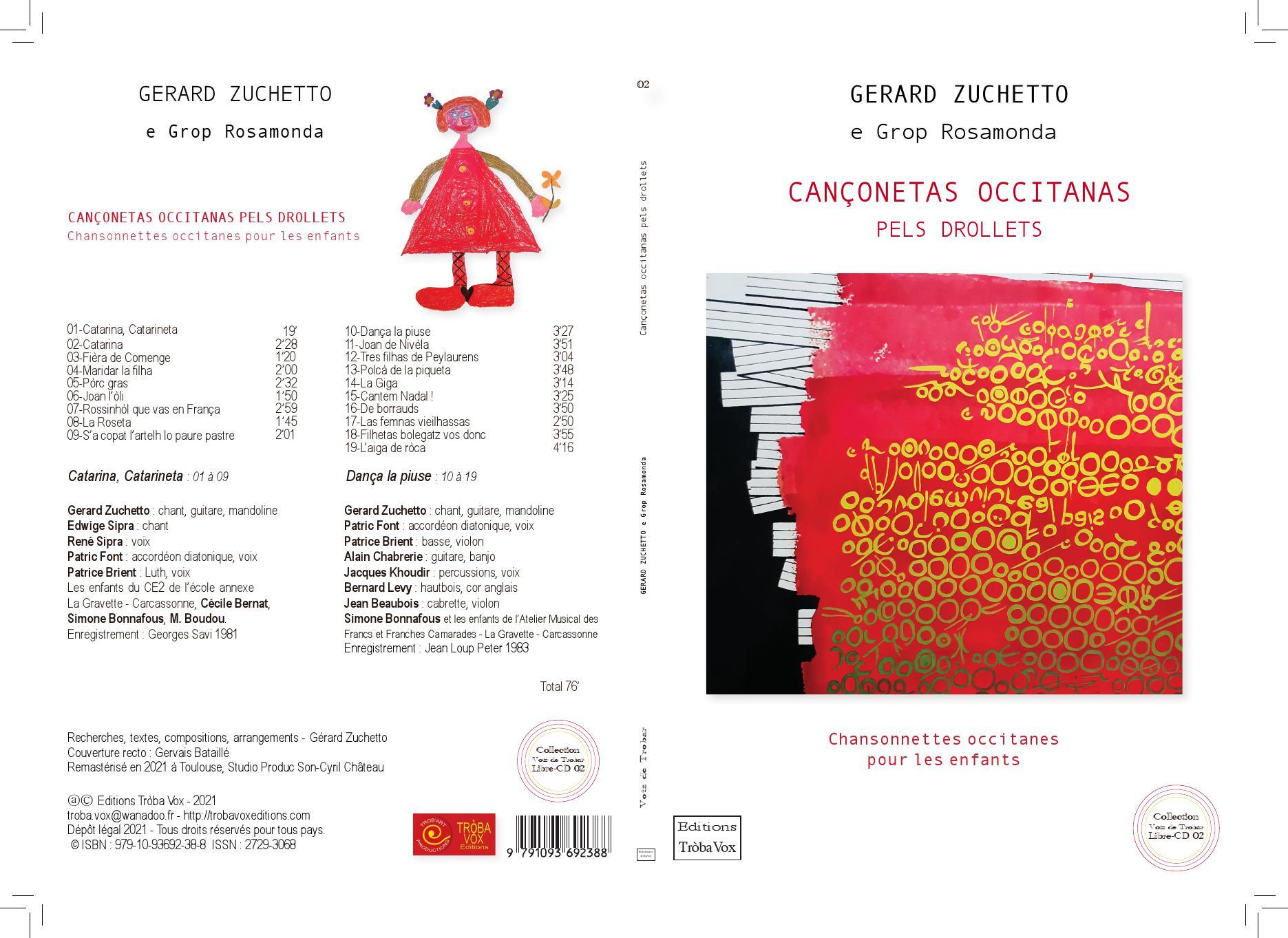 Cançonetas occitanas pels drollets - Chansonnettes occitanes pour les enfants