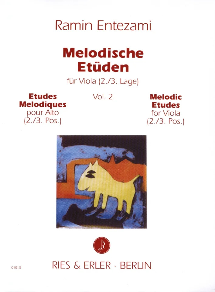 RAMIN ENTEZAMI : MELODISCHE ETUDEN FUR VIOLA VOL. 2 - EUDES MELODIQUES POUR ALTO - 2