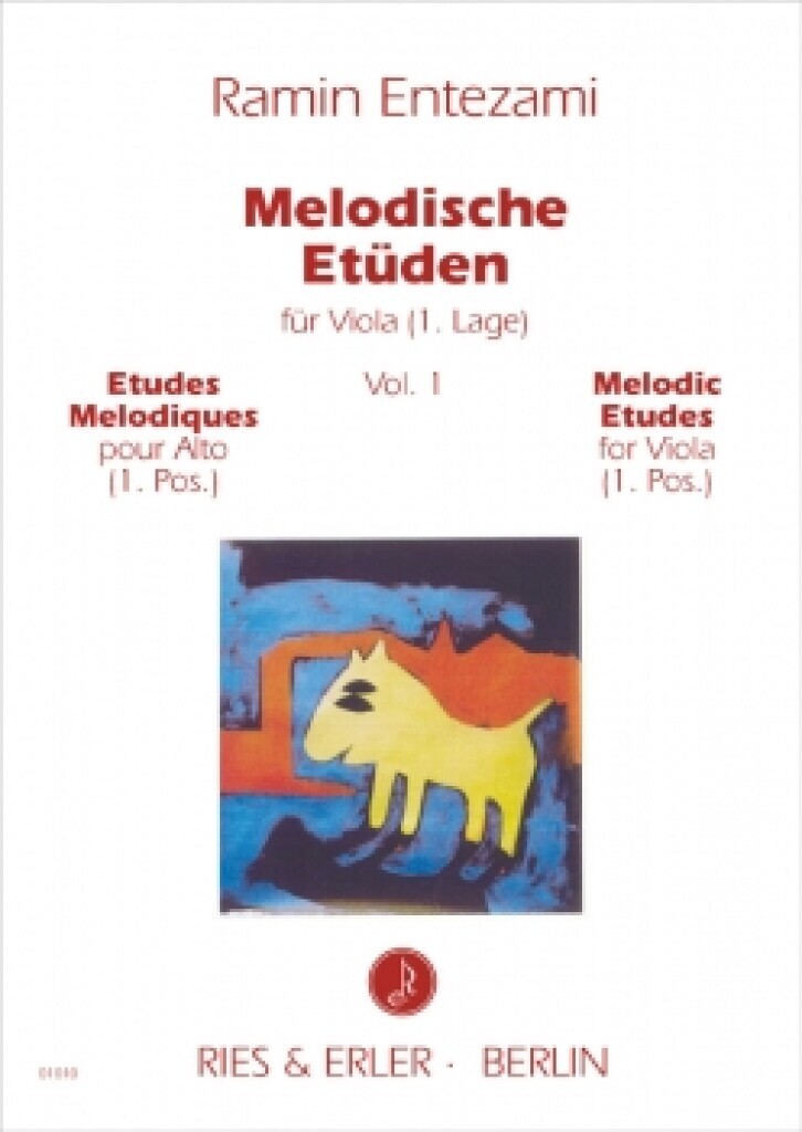 RAMIN ENTEZAMI : MELODISCHE ETUDEN FUR VIOLA VOL. 1 - EUDES MELODIQUES POUR ALTO - 1