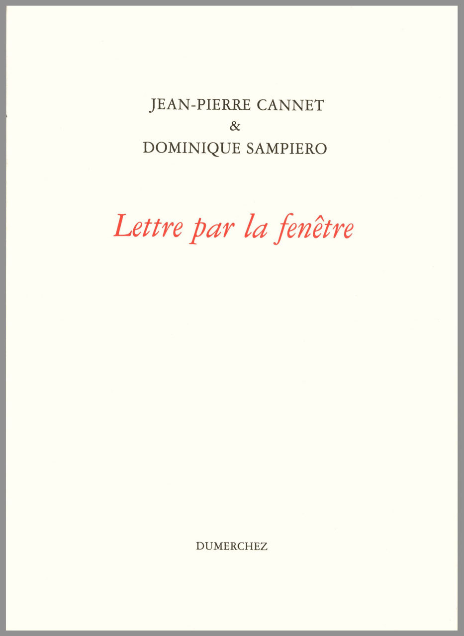 Lettre par la Fenêtre