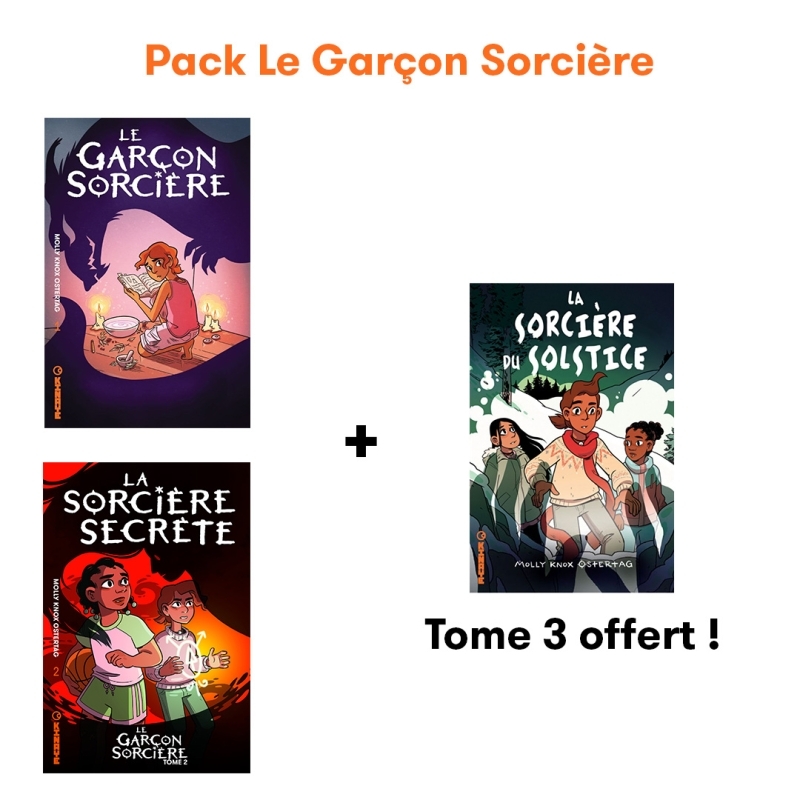 Pack Le Garçon Sorcière (T1+2 achetés = le T3 offert)