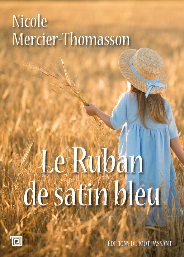 Le ruban de satin bleu