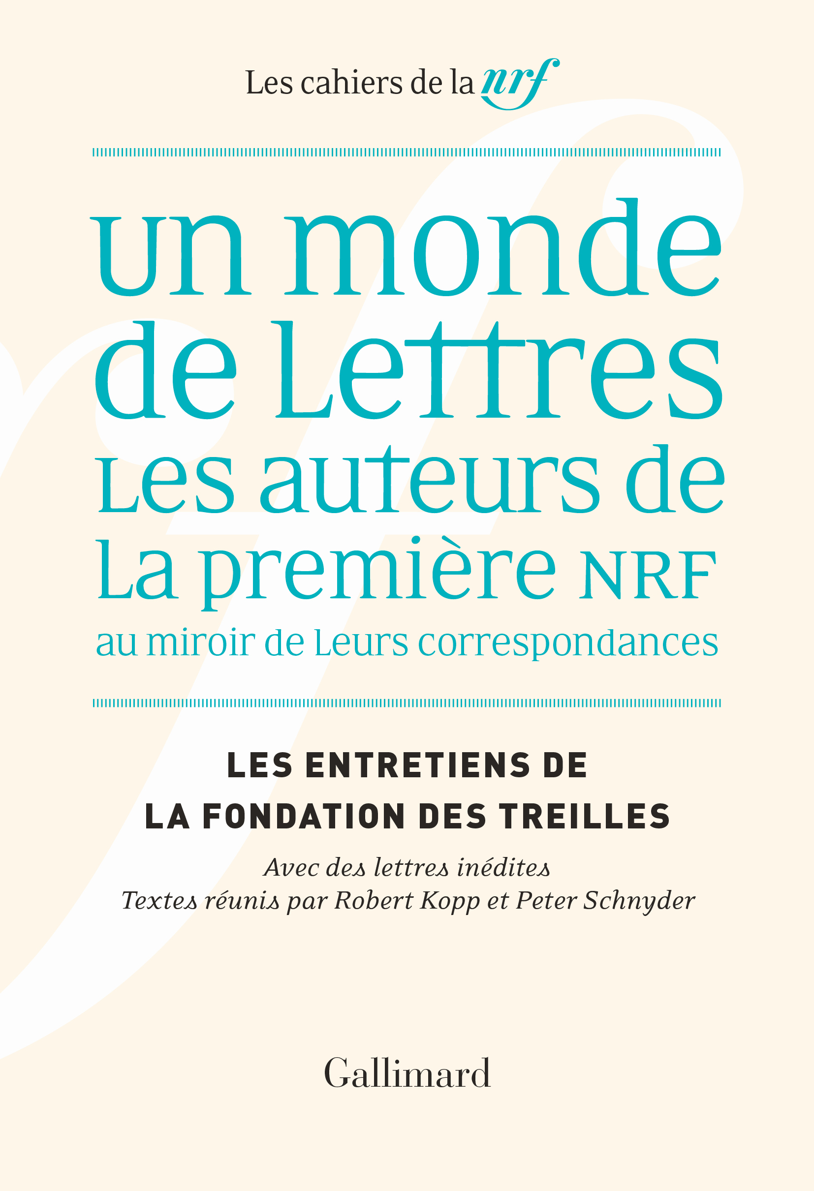 Un monde de lettres