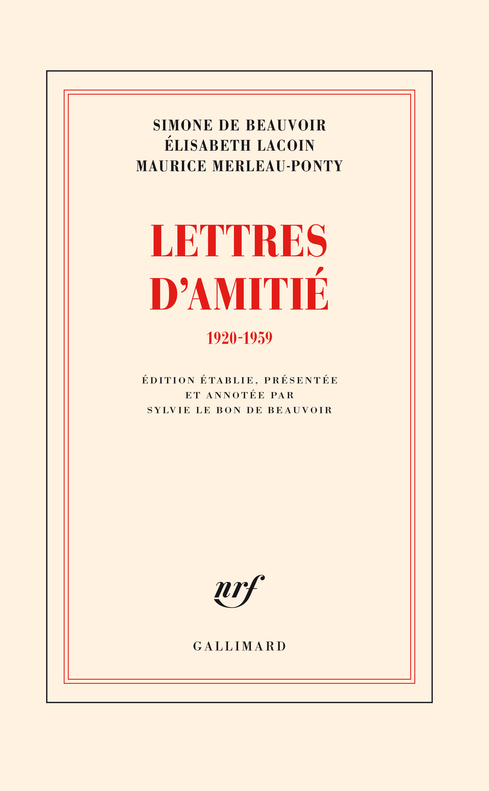 Lettres d'amitié