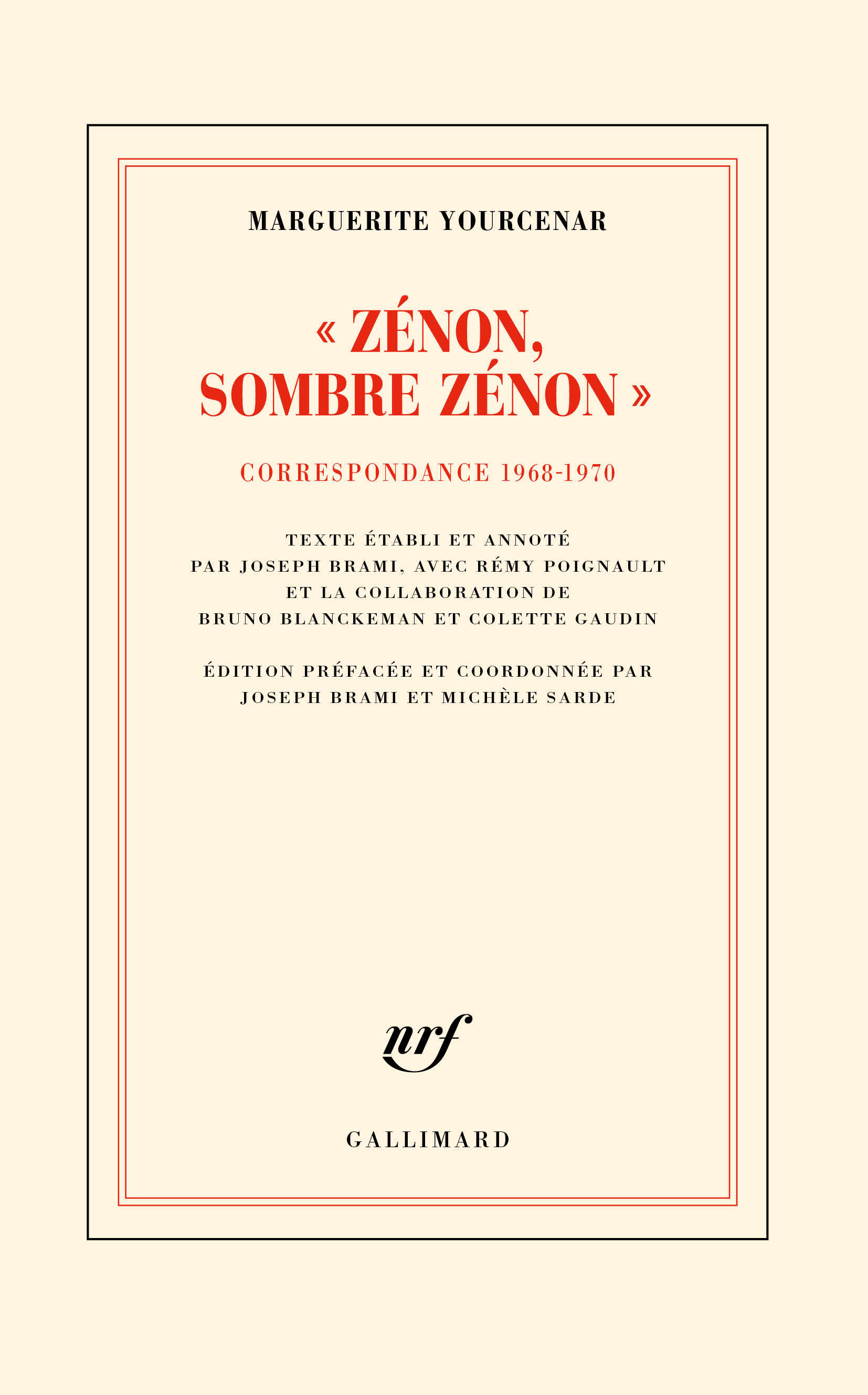 "Zénon, sombre Zénon"