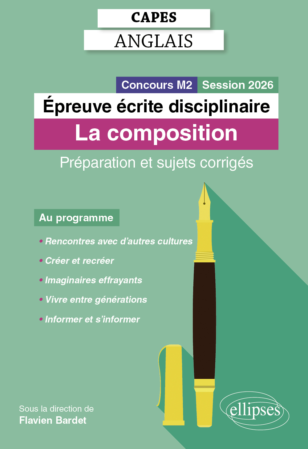 CAPES Anglais 2026 - Épreuve écrite disciplinaire - La composition