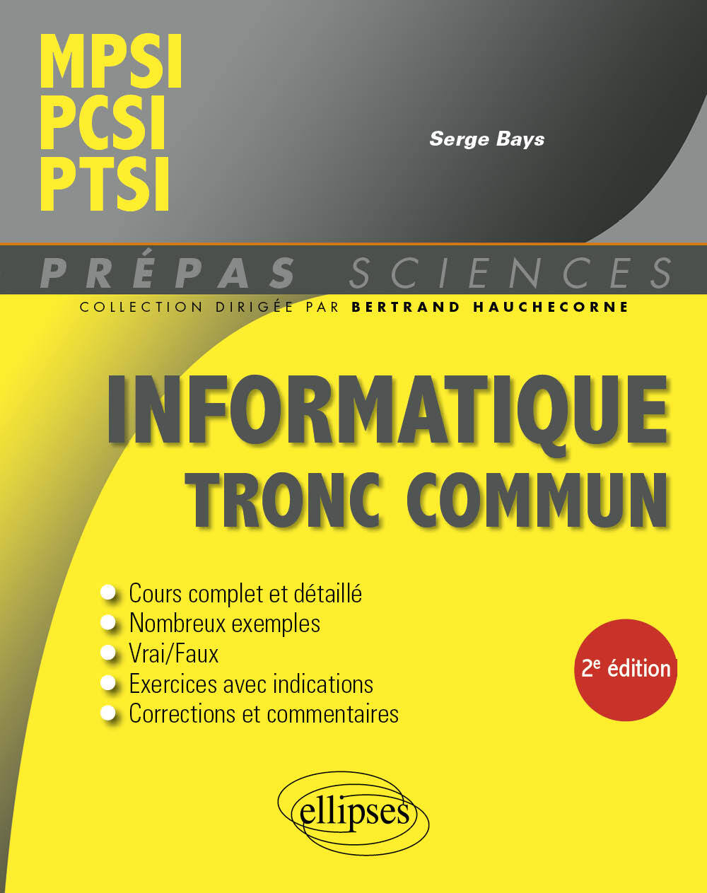 Informatique tronc commun - MPSI - PCSI - PTSI