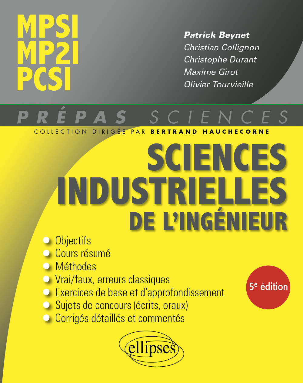 Sciences industrielles de l'ingénieur MPSI - MP2I - PCSI