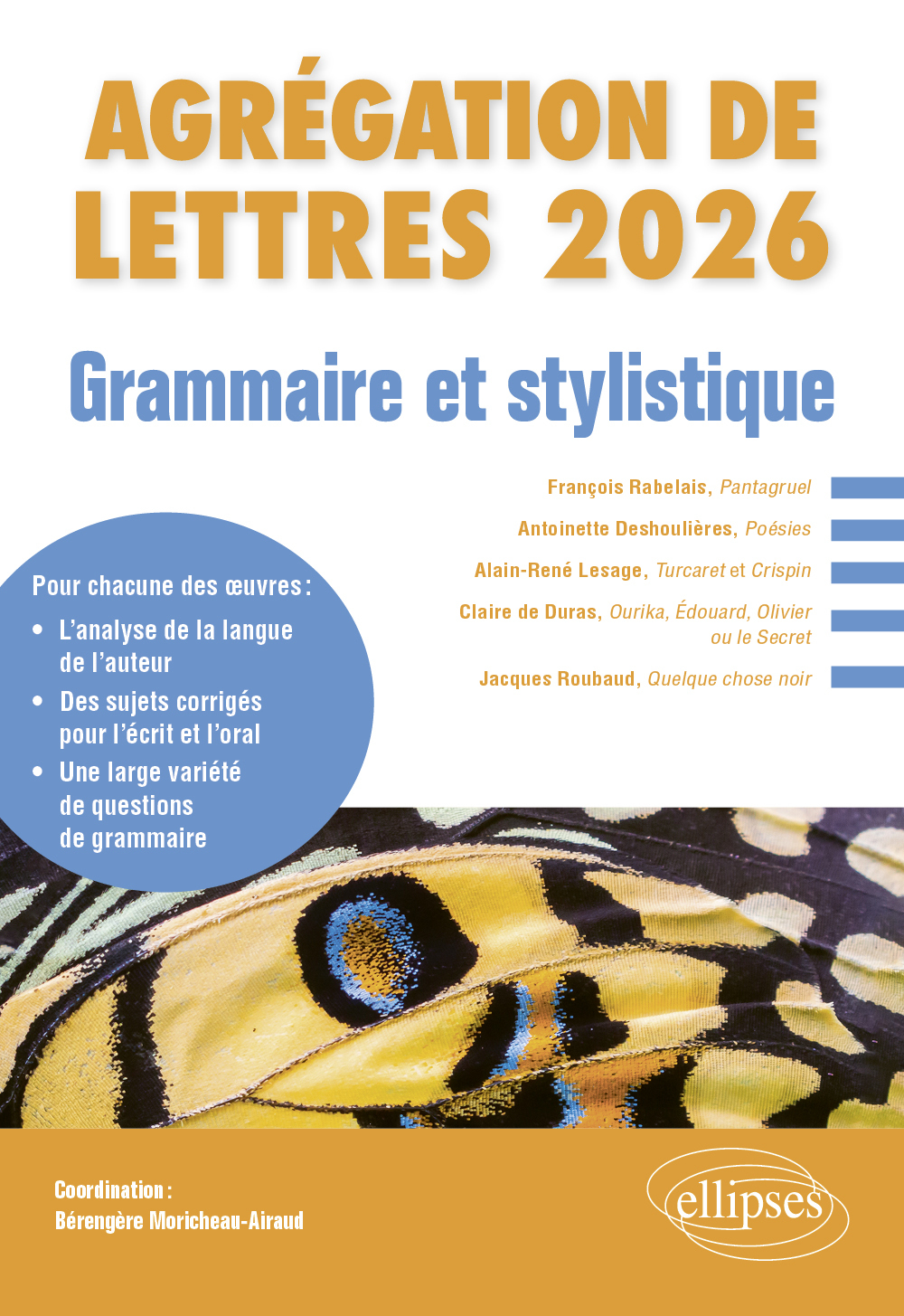 Grammaire et stylistique. Agrégation de Lettres 2026