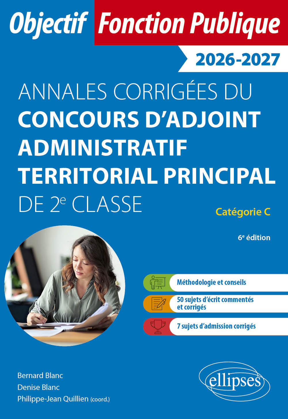 Annales corrigées du concours d’adjoint administratif territorial principal de 2e classe