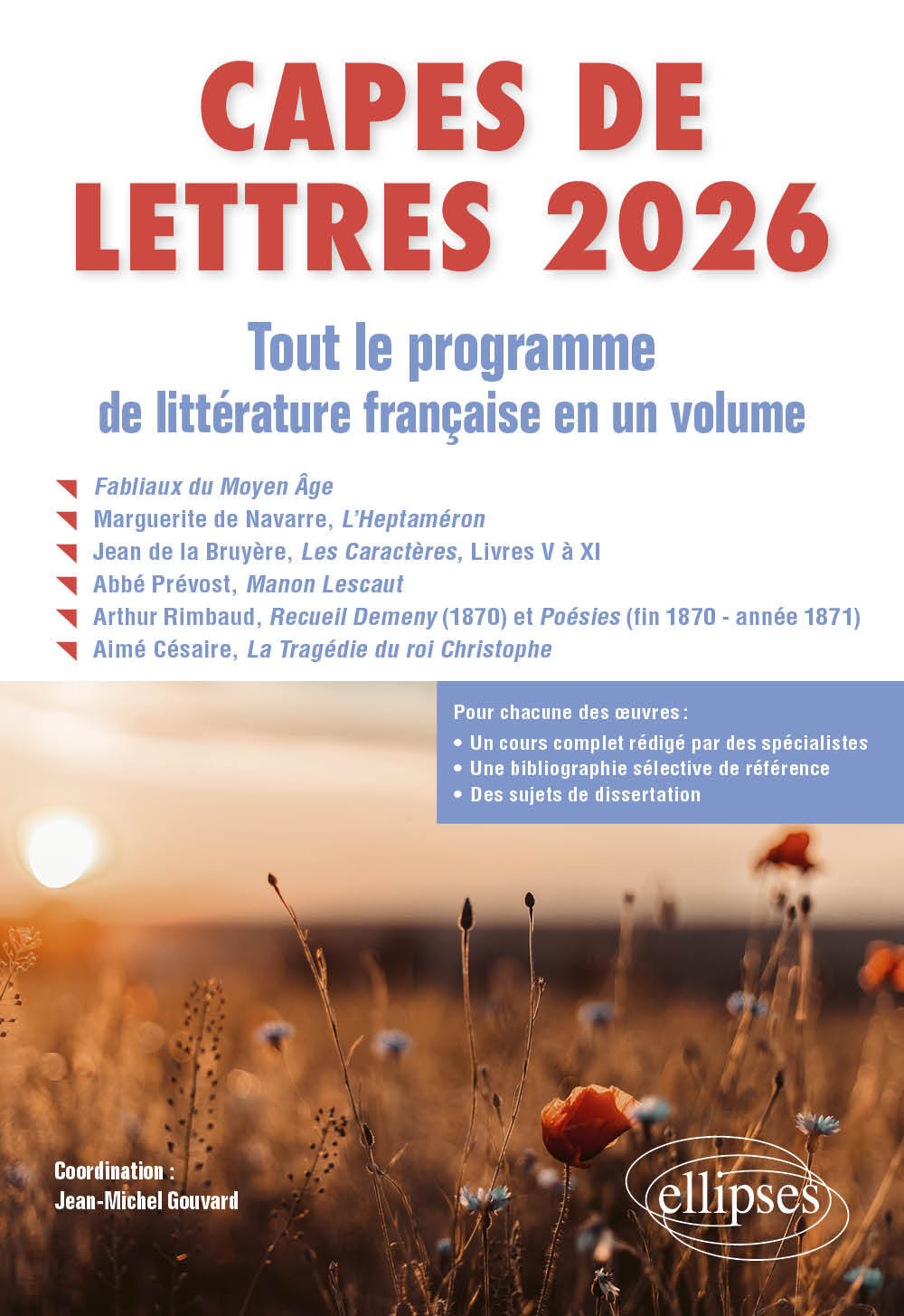 CAPES de Lettres 2026 - Tout le programme de littérature française en un volume