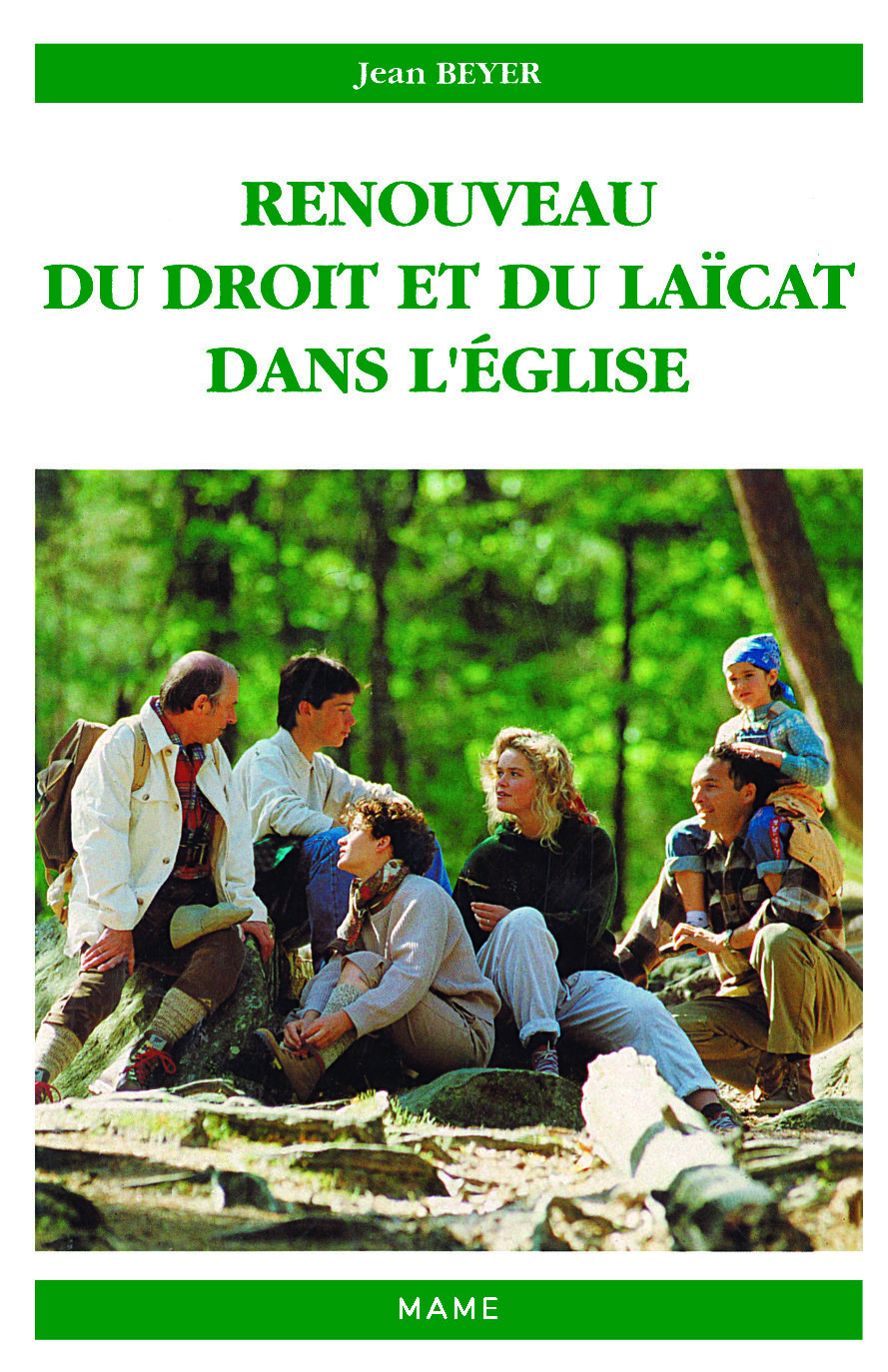 Renouveau du droit et du laïcat dans l'Eglise