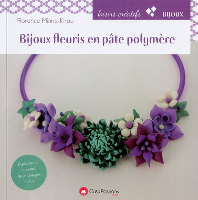 Bijoux fleuris en pâte polymère