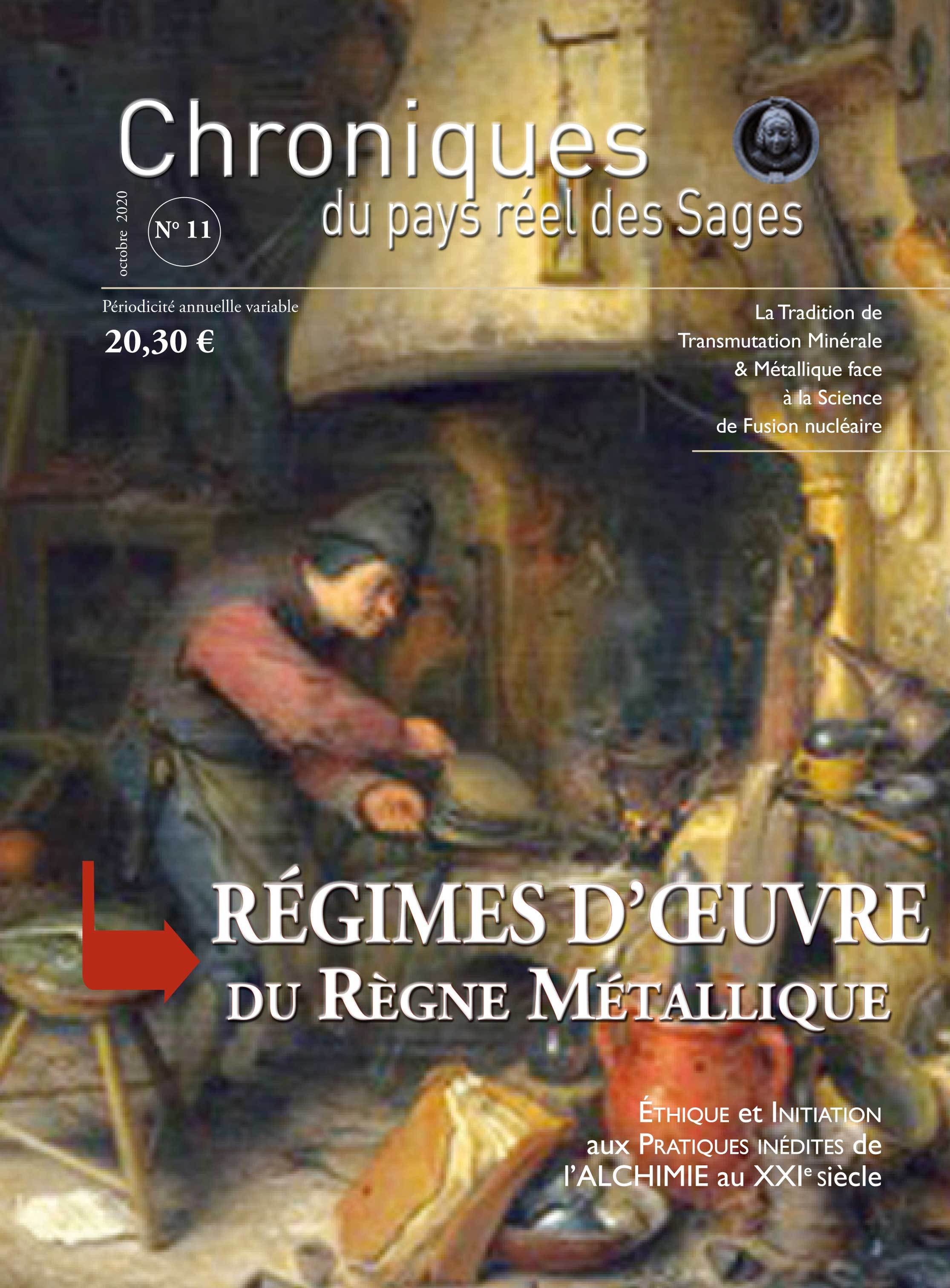 RÉGIMES D’ŒUVRE DU RÈGNE METALLIQUE CPRS N°11