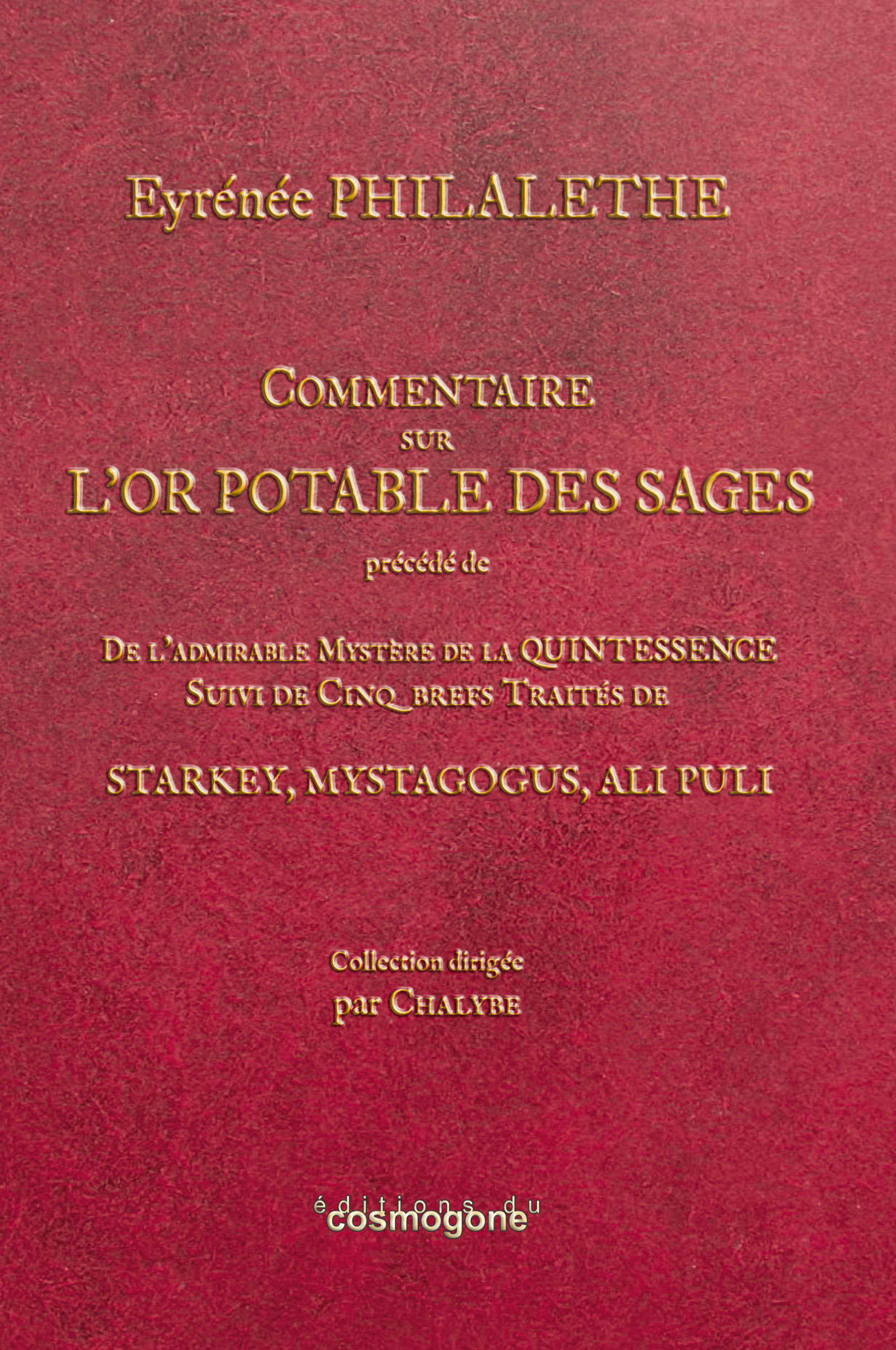 COMMENTAIRE SUR L'OR POTABLE DES SAGES