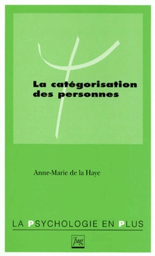 CATEGORISATION DES PERSONNES (LA)