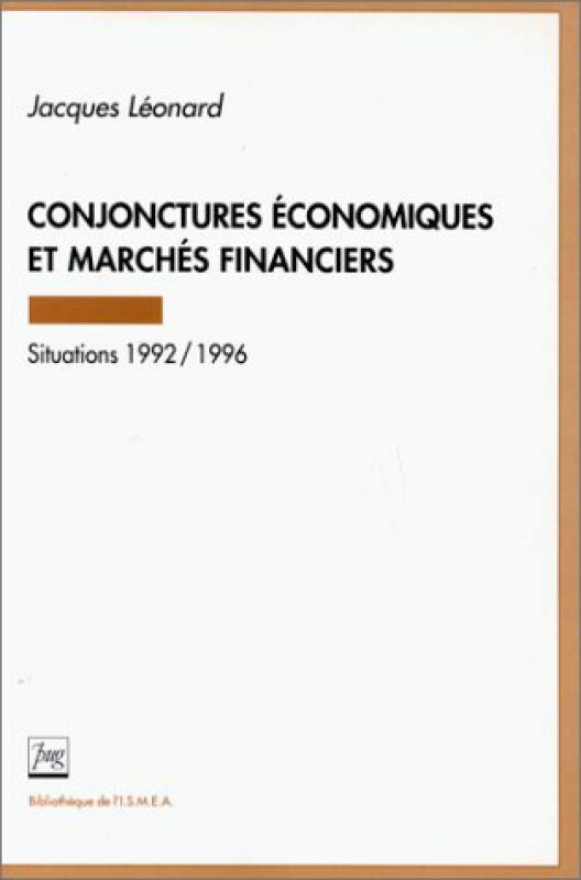 CONJONCTURES ECONOMIQUES ET MARCHES FINANCIERS