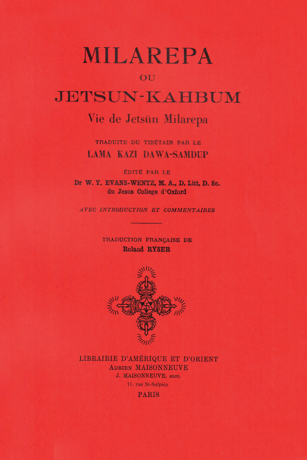 MILAREPA ou JETSUN-KAHBUM