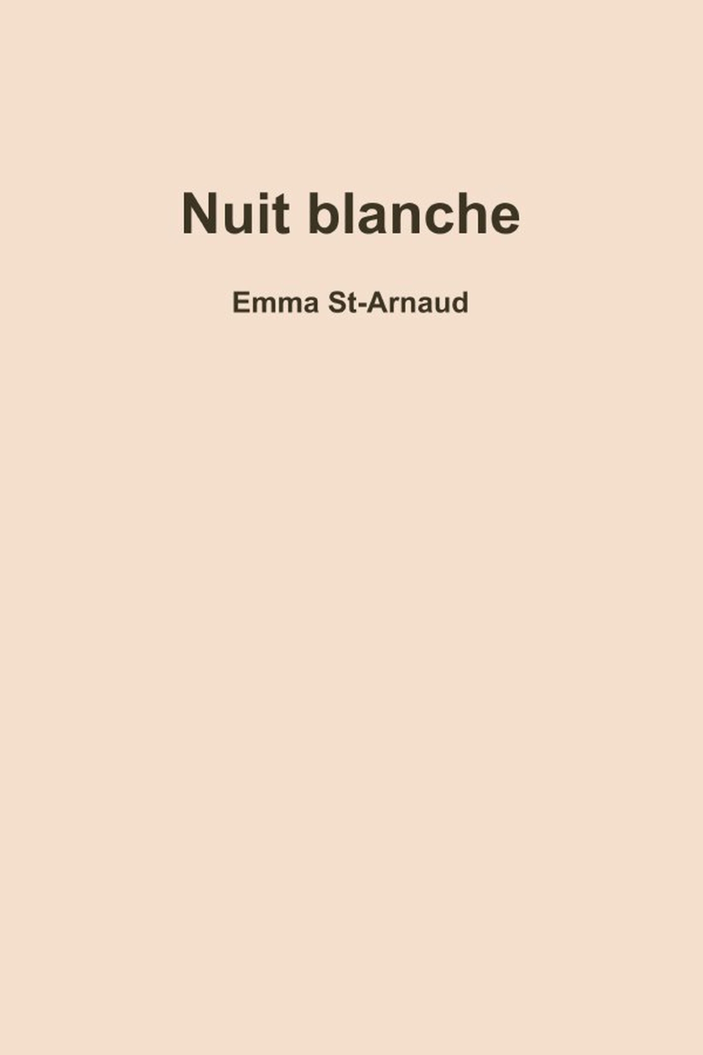Nuit blanche