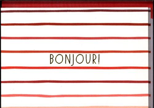 Paris Street Style Notecards: Bonjour !