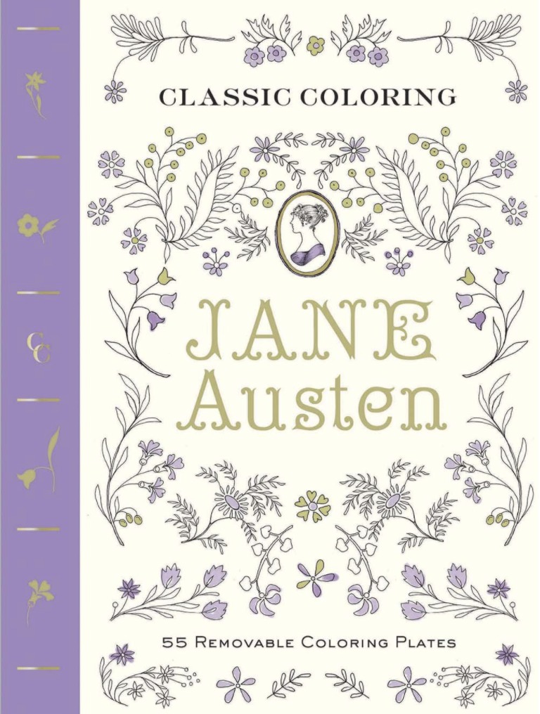 Jane Austen colouring book