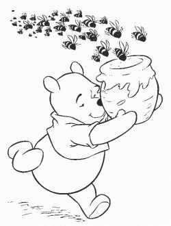 WINNIE THE POOH BUSY COLOURING BOOK