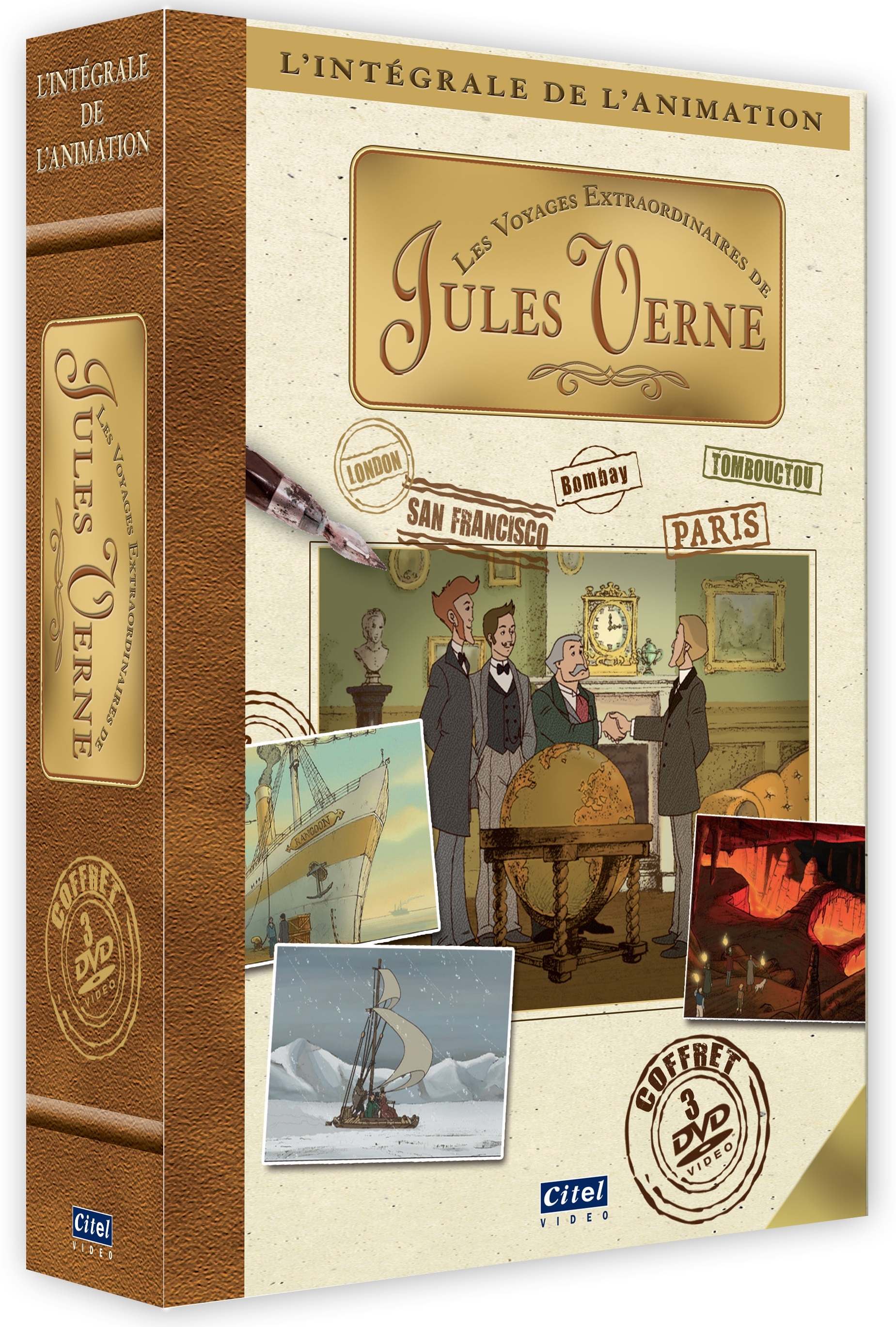 LES VOYAGES EXTRAORDINAIRES DE JULES VERNE - L'INTEGRALE DE L'ANIMATION
