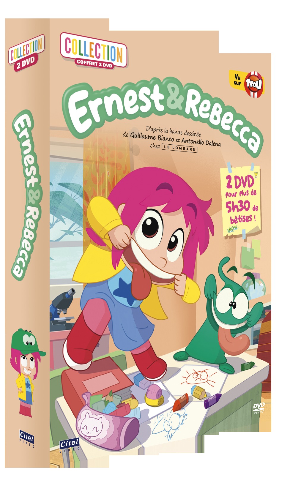 ERNEST & REBECCA - COFFRET 2 DVD - LE MICROBE DE L'AMOUR