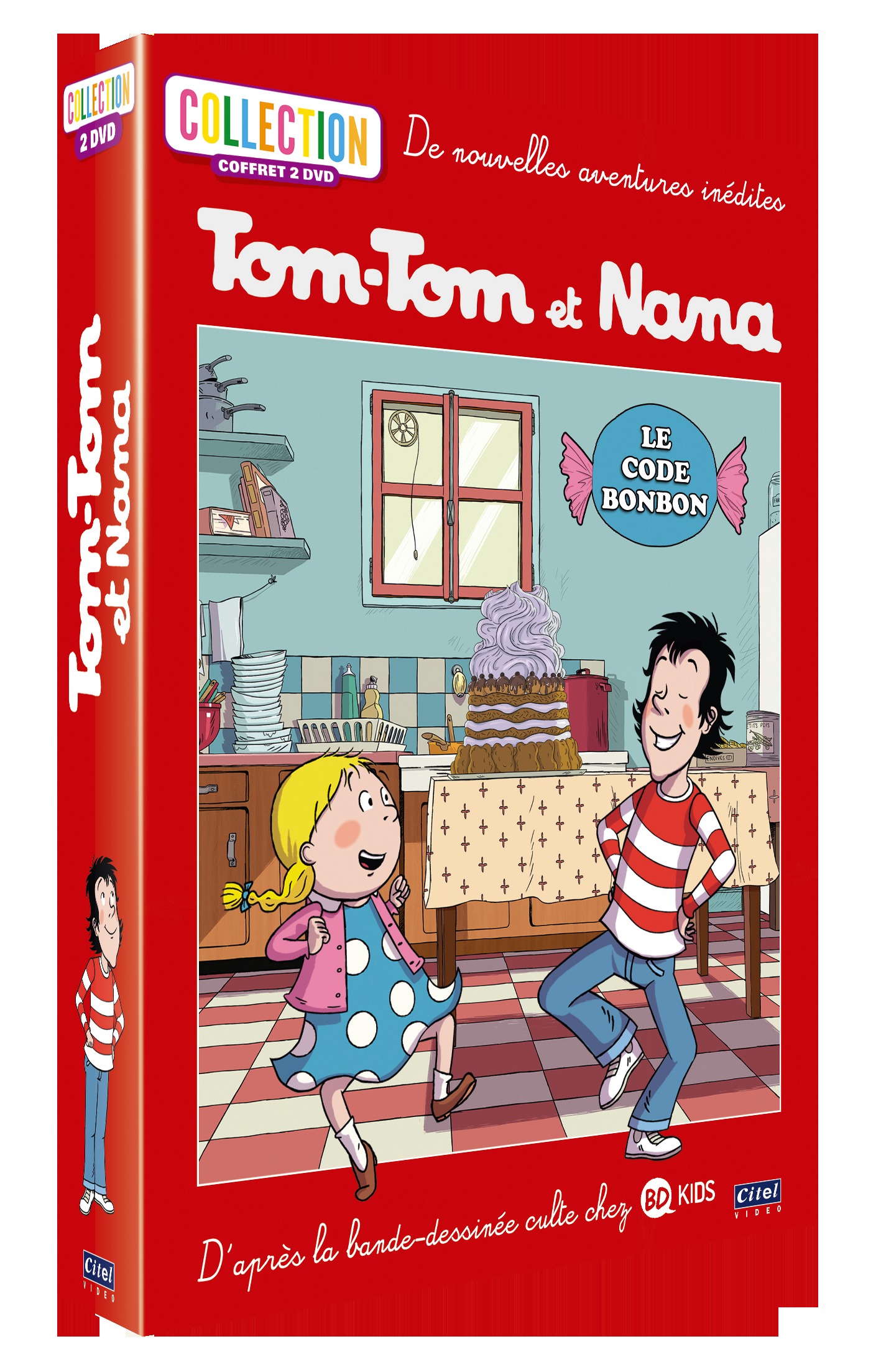 TOM-TOM ET NANA - LE CODE BONBON - COFFRET 2 DVD