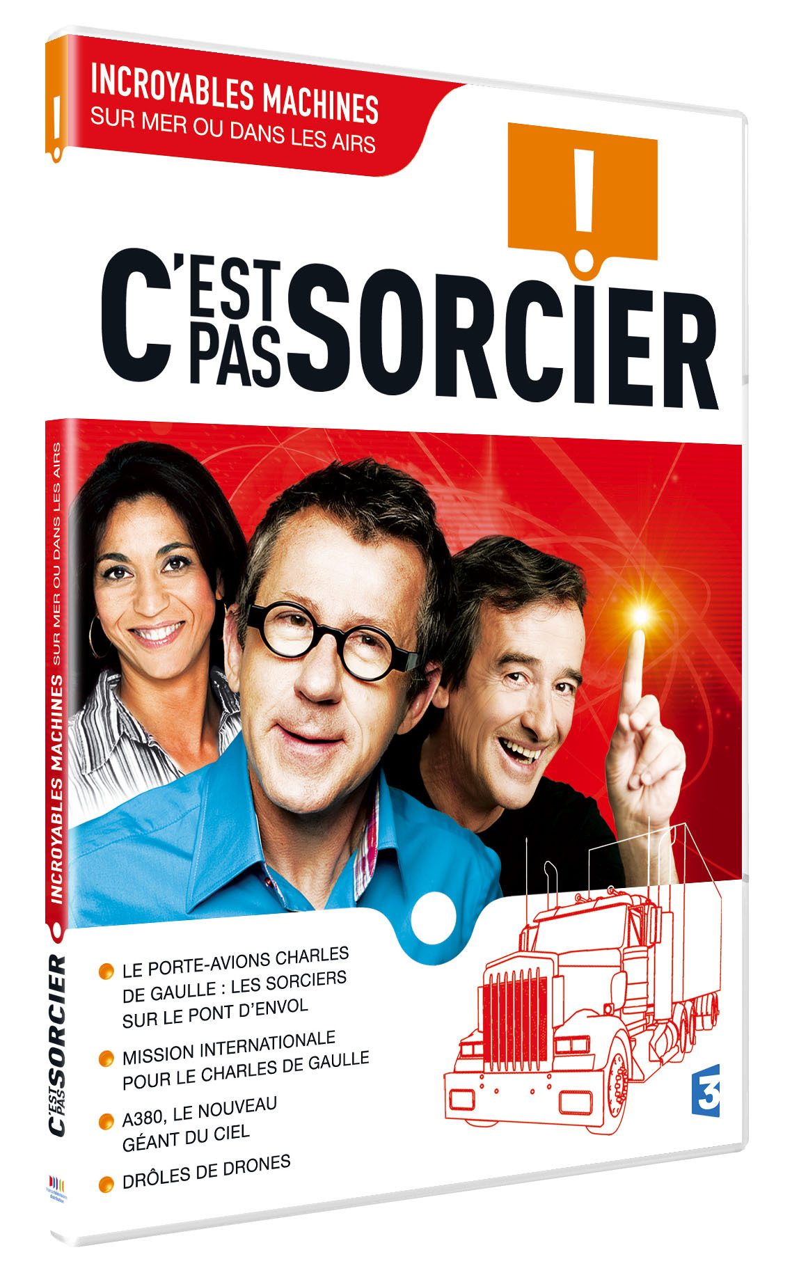 C_EST PAS SORCIER : INCROYABLES MACHINES SUR MER... - PACK SLIM - DVD