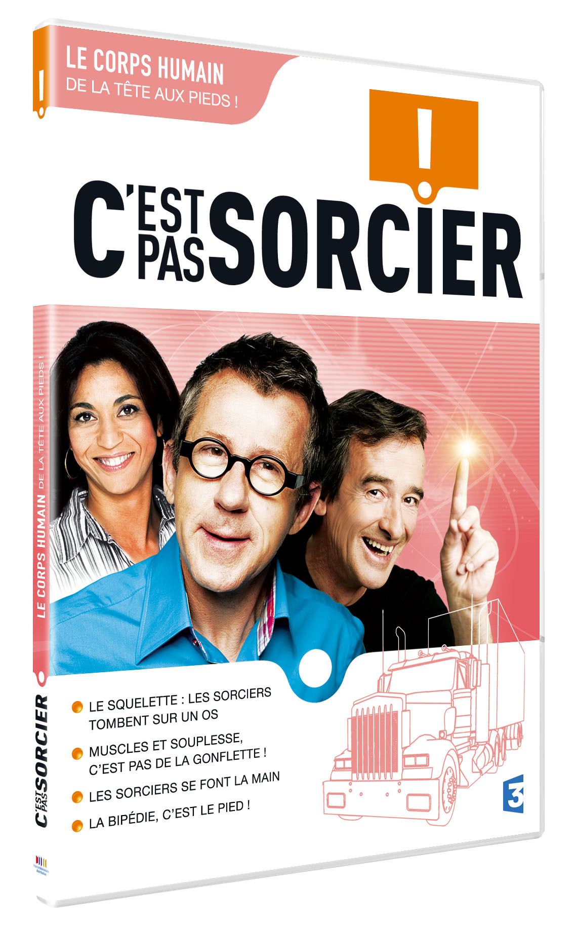 C_EST PAS SORCIER - LE CORPS HUMAIN DE LA TETE AUX PIEDS - Boitier - DVD