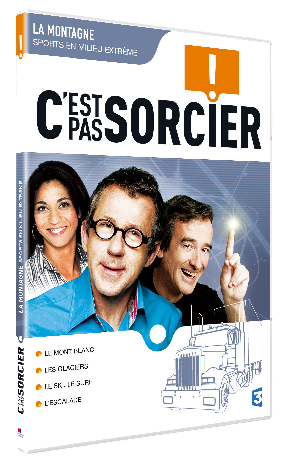 C_EST PAS SORCIER - LA MONTAGNE - SPORTS EN MILIEUX EXTREMES - Boitier - DVD