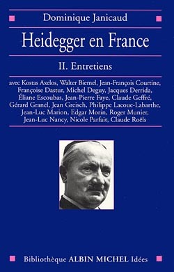 Heidegger en France - tome 2