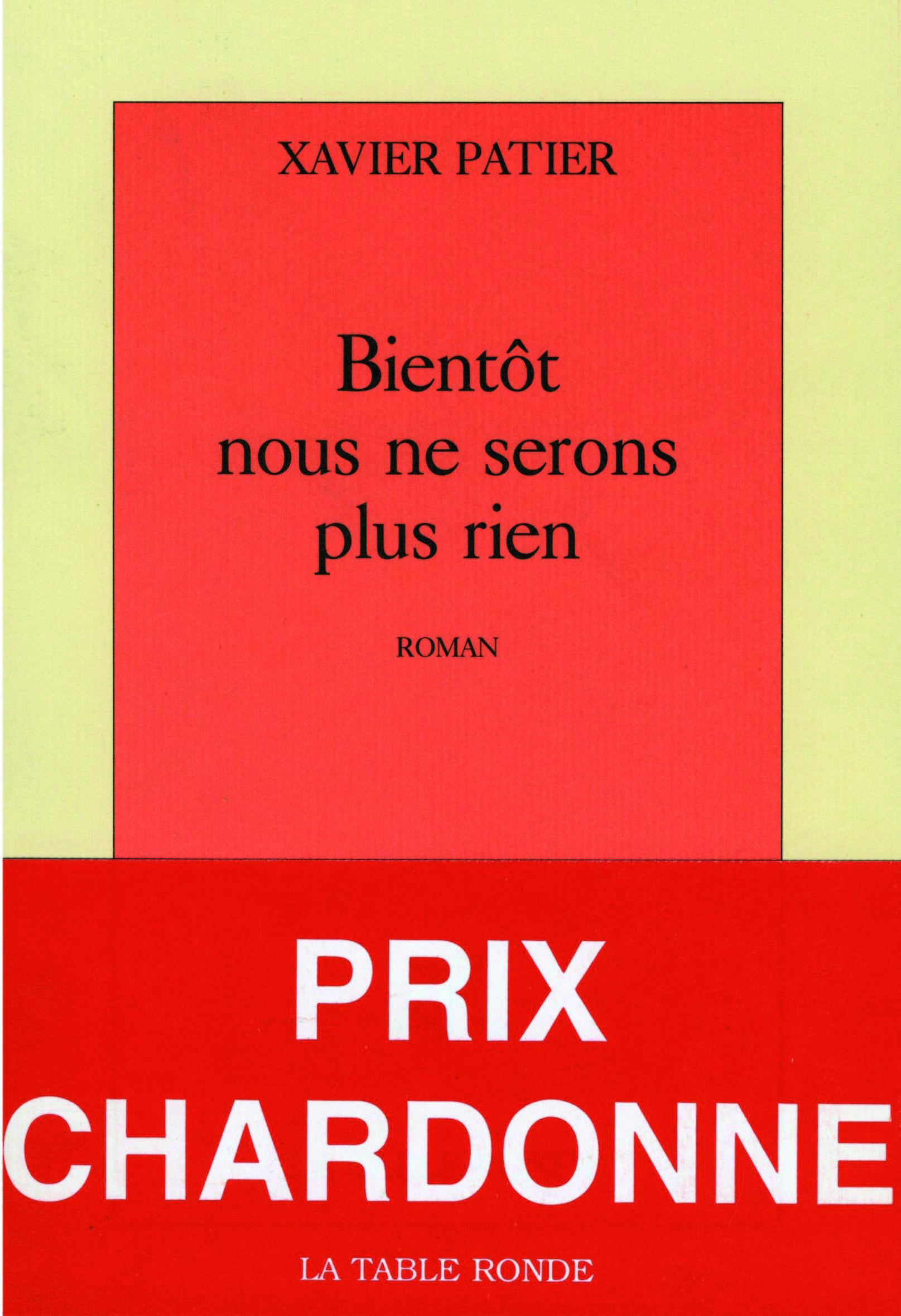 Bientôt nous ne serons plus rien