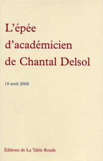 L'épée d'académicien de Chantal Delsol