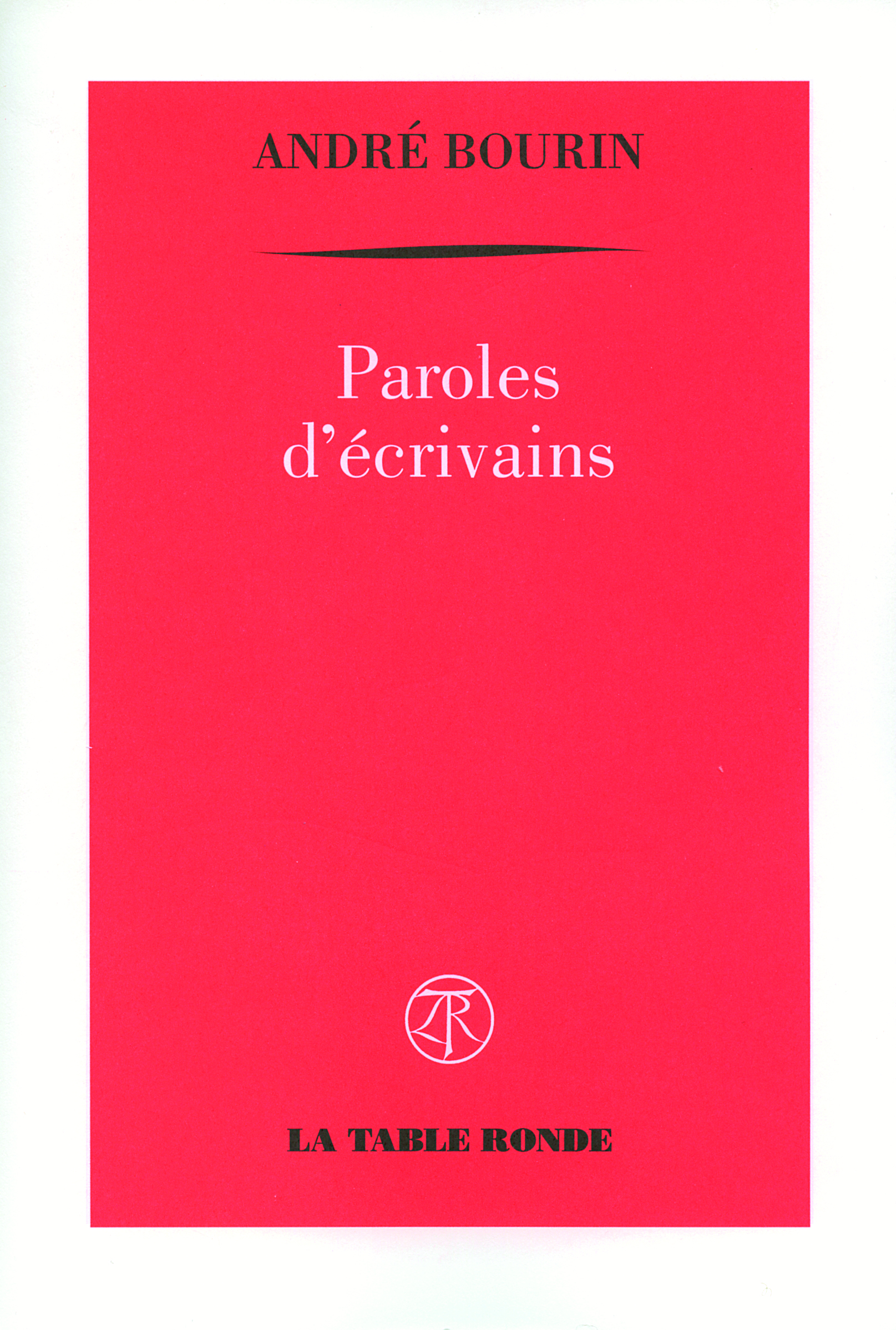 Paroles d'écrivains