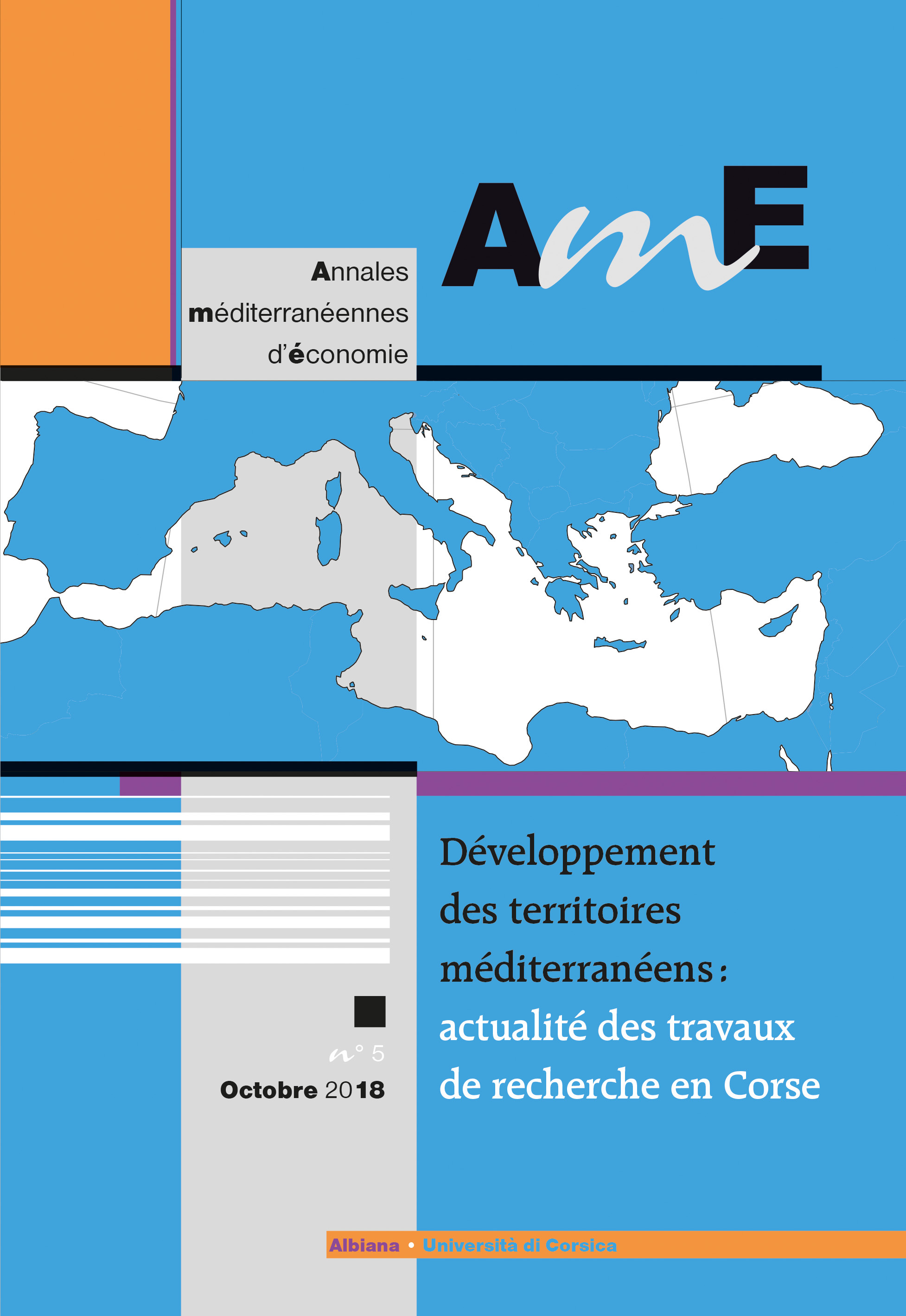 AME (Annales méditerranéennes d'économie) n°5 : Développement des territoires méditerranéens