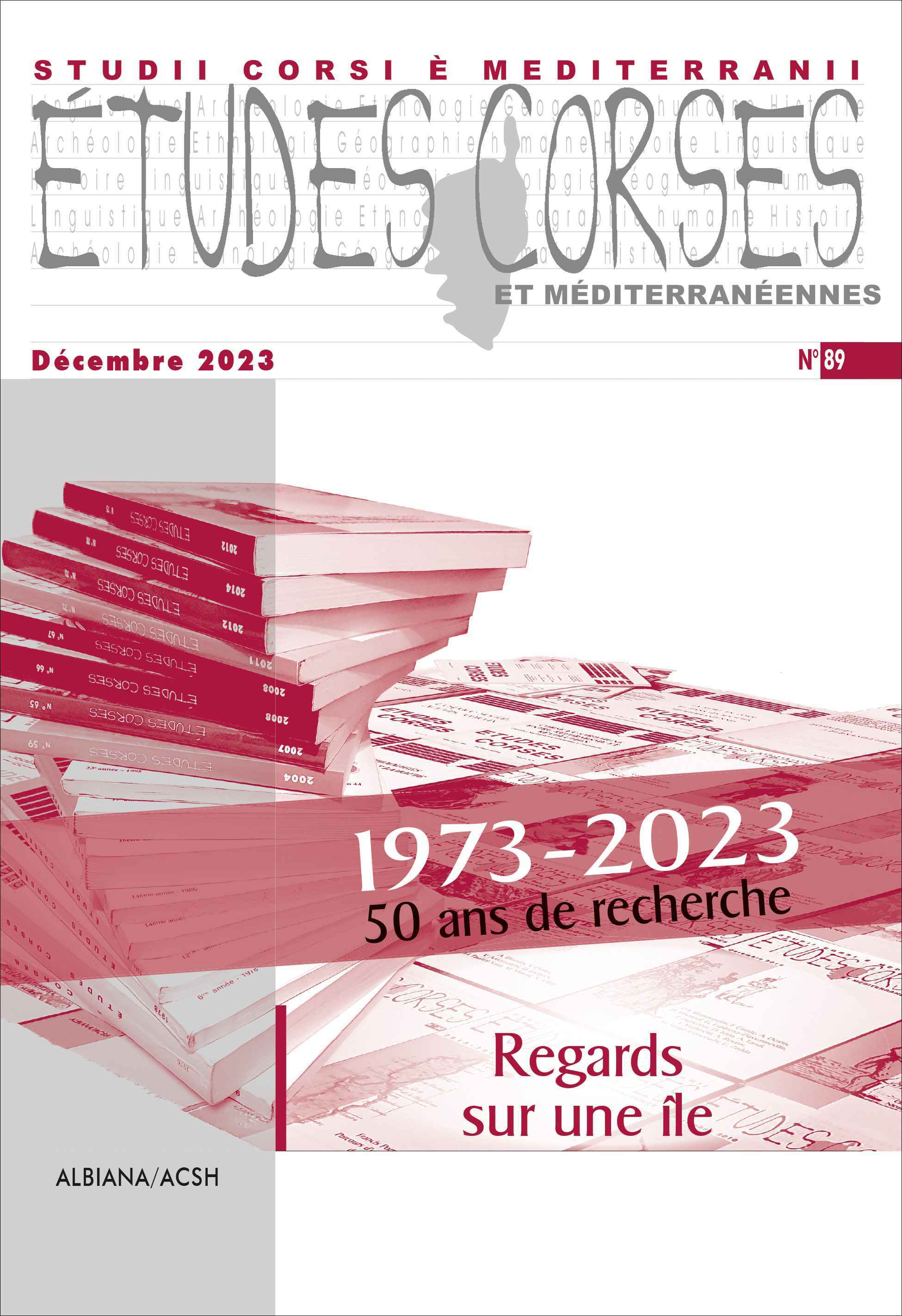 Études corses n°89