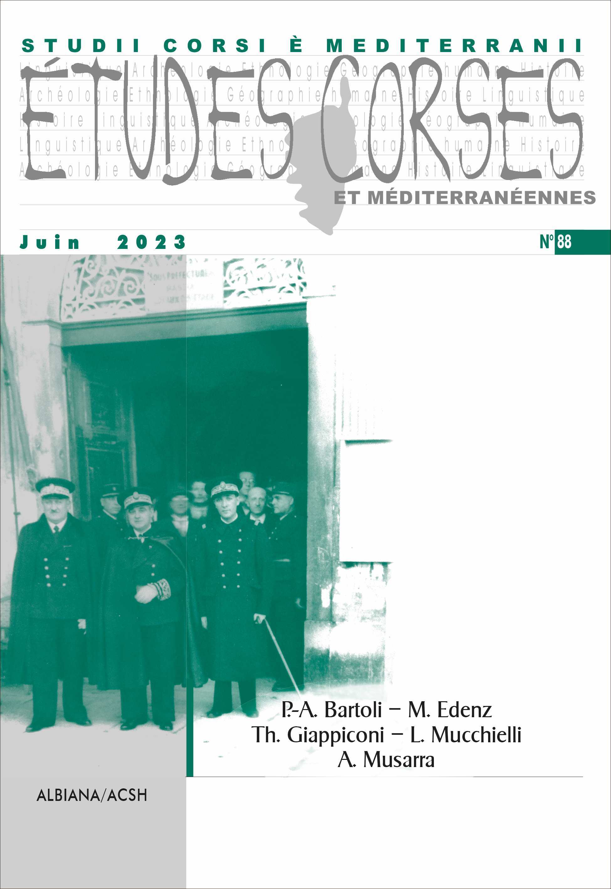 Études corses n°88