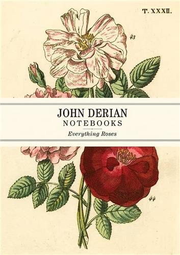 John Derian Paper Goods : Everything Roses Notebooks /anglais